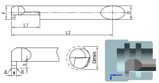 GR D5.2*W1.5*L20*d5