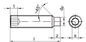 45H (12.9) M4x10