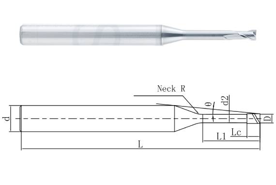 SPM200-SN2 фреза с удлиненной шейкой