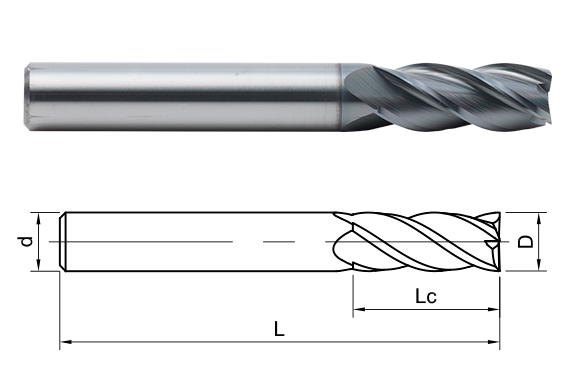 фреза монолитная твердосплавная