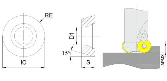 фрезерная пластина RD бренд GESAC