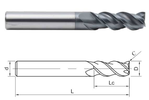 фреза монолитная твердосплавная SP210-C3-06020