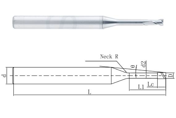 фреза монолитная твердосплавная SPM200-SN2-0.6-10-V