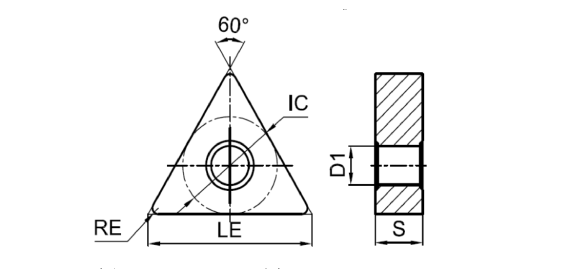 Пластина TNMG (треугольник 60)