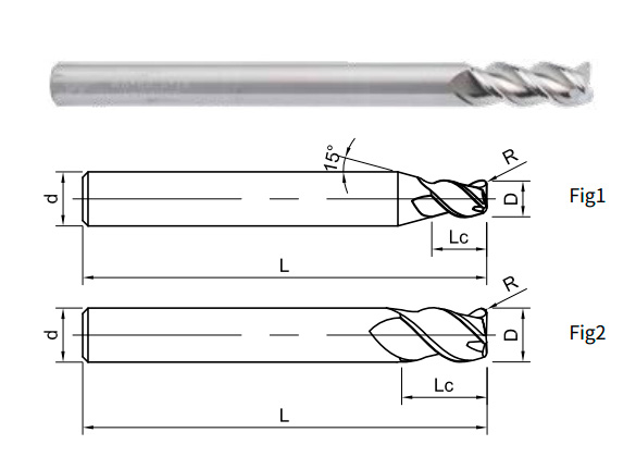 фреза монолитная твердосплавная UA100-RH3-10010