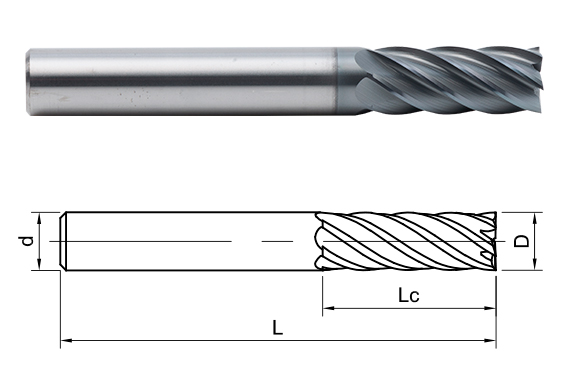 фреза монолитная твердосплавная UP210-S6-14032