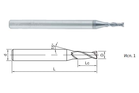 фреза монолитная твердосплавная US260-S2-00802