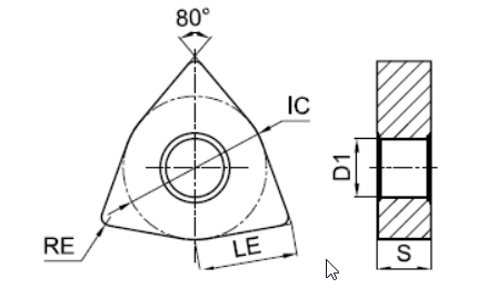 пластина ломаный треугольник 