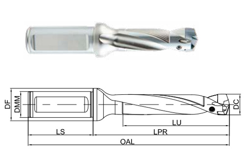 корпус сверла GUMD-270-3D-F32S