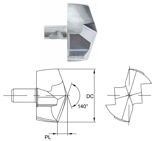 пластина для корпуса сверла GUMD124-PKM-GM3225